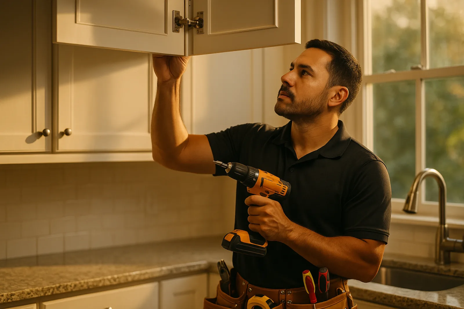 Handyman professional at work — Reveo