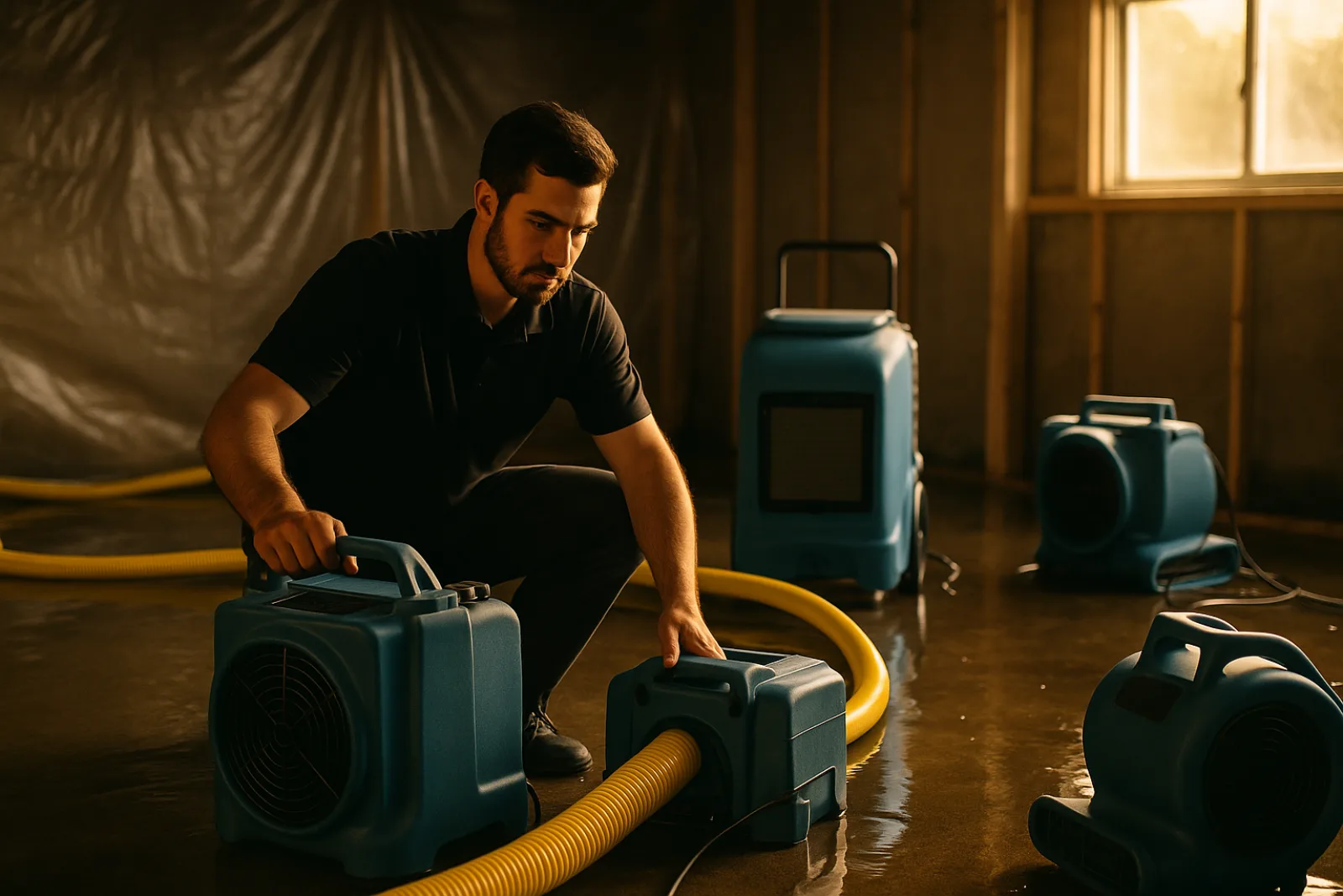 Restoration professional at work — Reveo